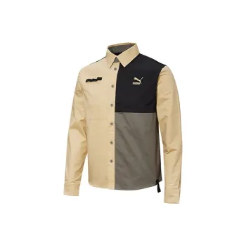 PUMA Shirts Men Khaki
