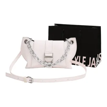 Cwatcun PU Shoulder Bag Women's White/Pink/Coffee/Black