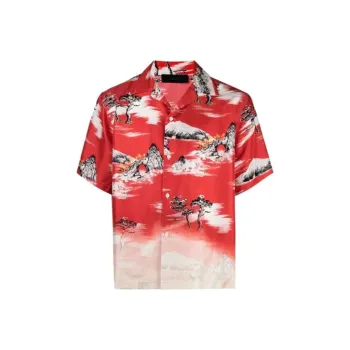 AMIRI Cherub Bowling Shirt