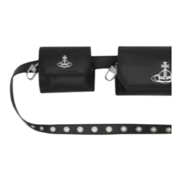 Vivienne Westwood Polyurethane Belt Women's Black -2
