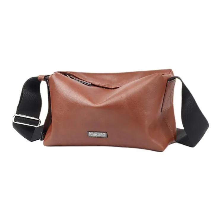 LARTIGENT Cow Leather Shoulder Bag, Crossbody Bag Men's Green/Brown-6