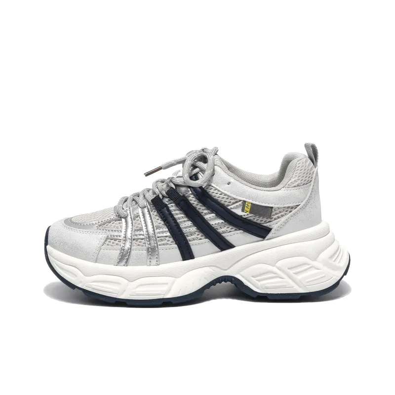 Yang Nianhua Cushioning, Slip Resistant, And Abrasion Resistant Low Top Chunky Sneakers Women's-0