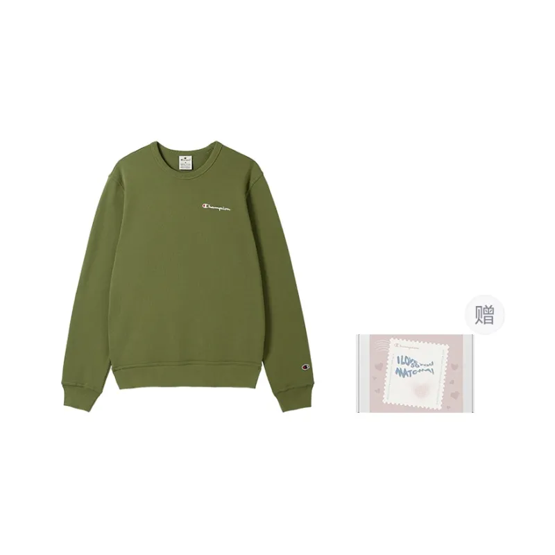 Champion FW24 Script Shop Sweatshirt Europe Version Unisex-5