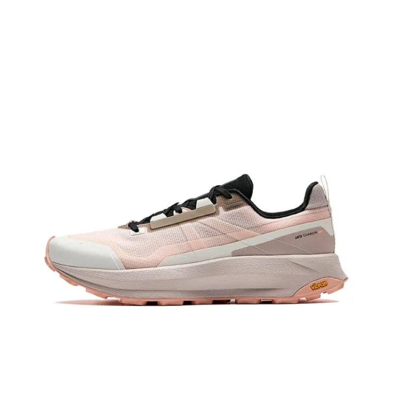 Anta Breathable And Slip Resistant Low Top Outdoor Shoes Women's Pink-0