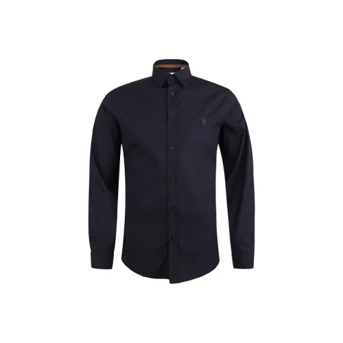 Burberry Shirt Men's Marine Blue