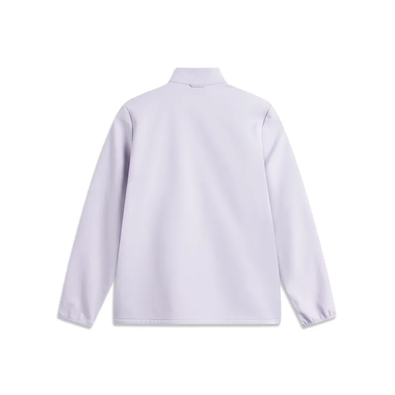 LiNing Sports Trend Series Trench Coat Women's Sea Salt Purple-3