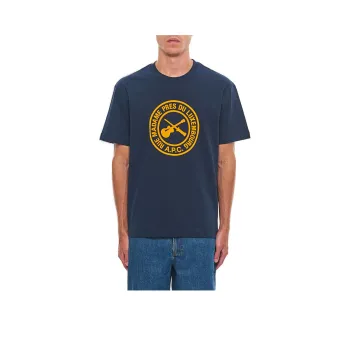 A.P.C Graphic Printed Crewneck T Shirt