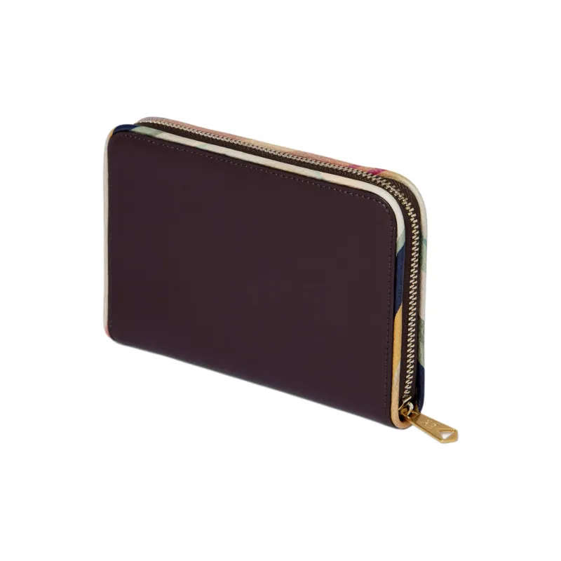 Paul Smith Leather Wallet Medium Size Women's Burgundy Red-1