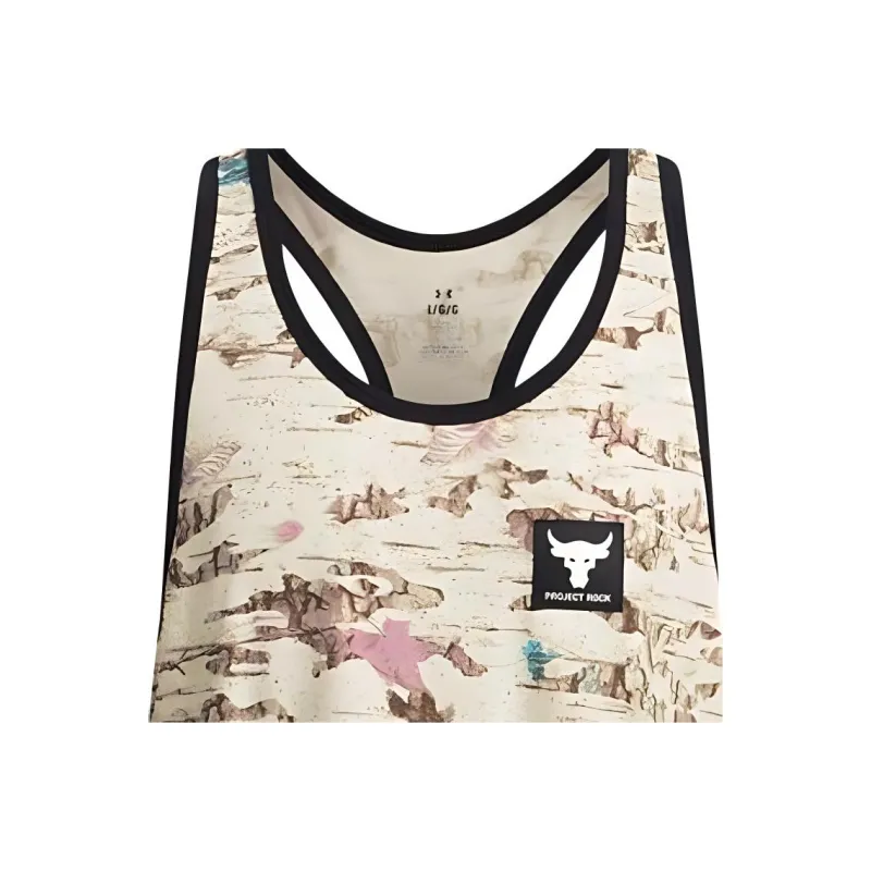 Under Armour Project Tank Tops Men's Silt Gray-4