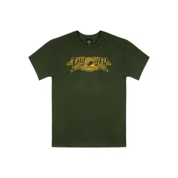 Thrasher x Antihero Skateboards T-Shirt Unisex Forest Green