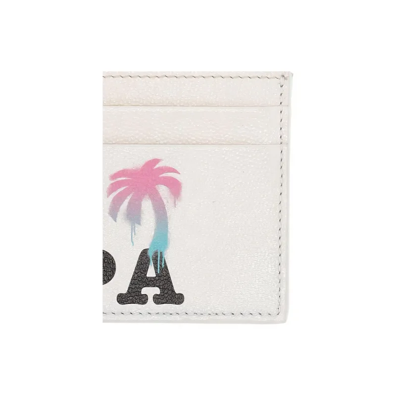 PALM ANGELS I Love Pa Leather Cardholder-3