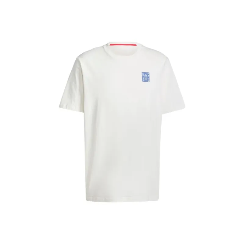 Adidas Ajax Amsterdam T-Shirts Men Ecru-0