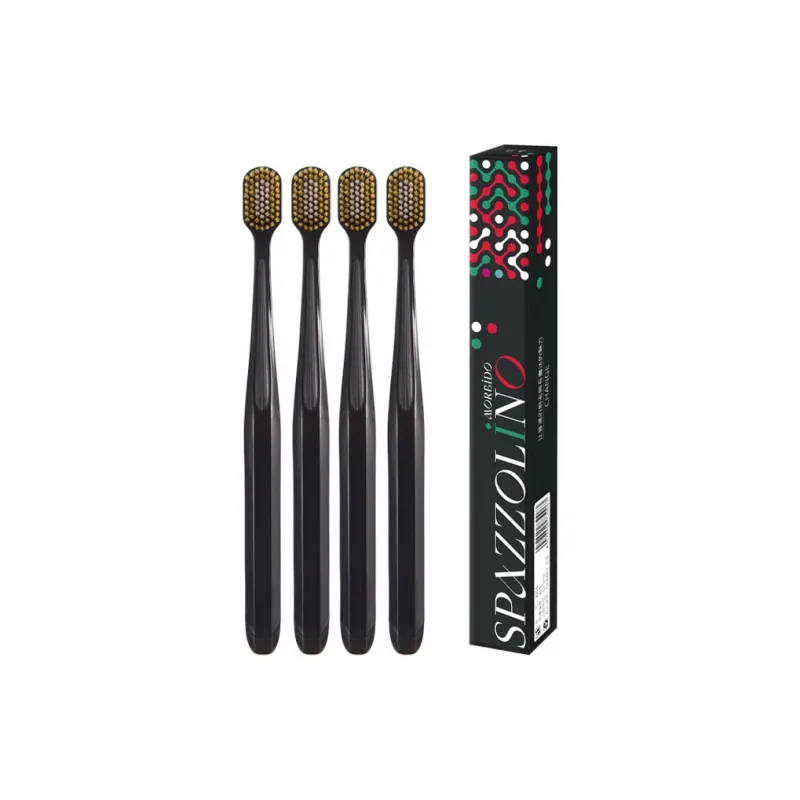 XIAONIULIXIANJI Toothbrush Soft Bristles Wholesale Wide Head Dense Bristles Four-Pack Adults Toothbrush-15