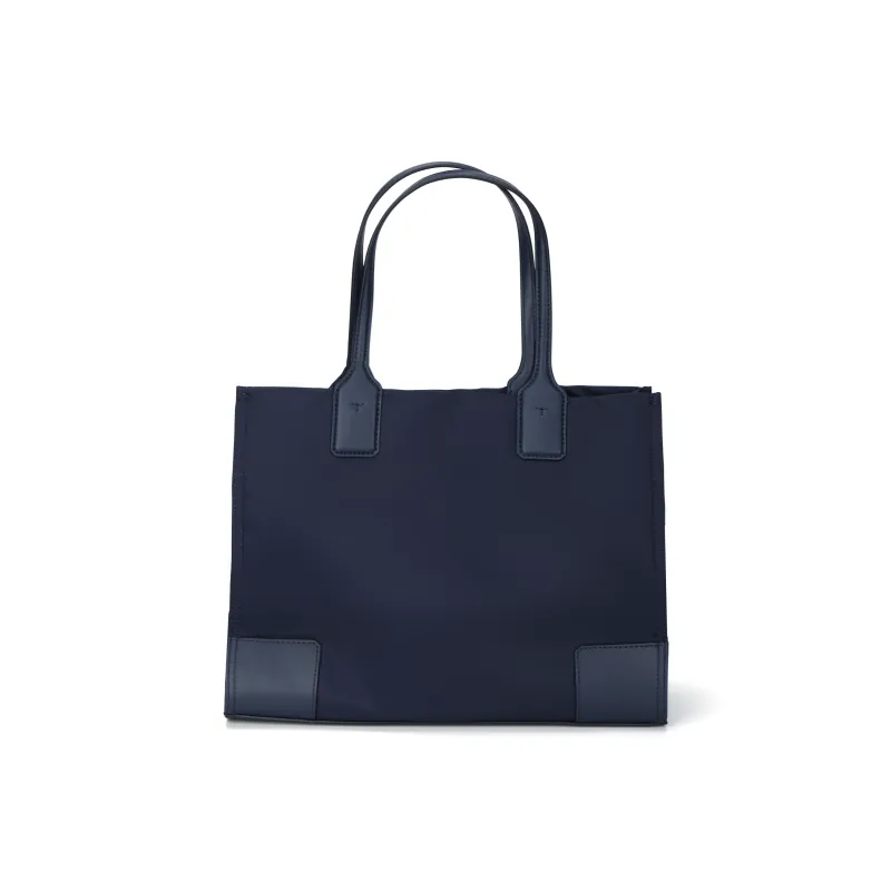 TORY BURCH Ella Recycled Polyester Tote Bag Shopping Bag Shoulder Bag Handbag Mini Women's Dark Marine Blue-2