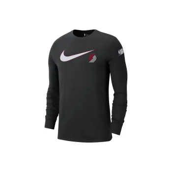 Nike Portland Trail Blazers Swoosh Essential Men's Nike Nba Long Sleeve T Shirt