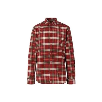 Burberry Check Stretch Cotton Poplin Shirt