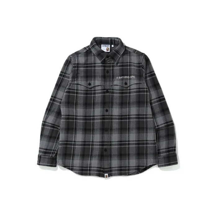 Bape Check Flannel Shirt-0