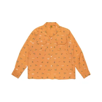 HUMAN MADE Shirts Unisex Orange