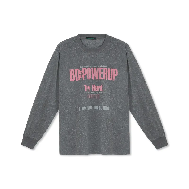 BD.POWER UP+ Sweatshirt Unisex Dark Gray-0