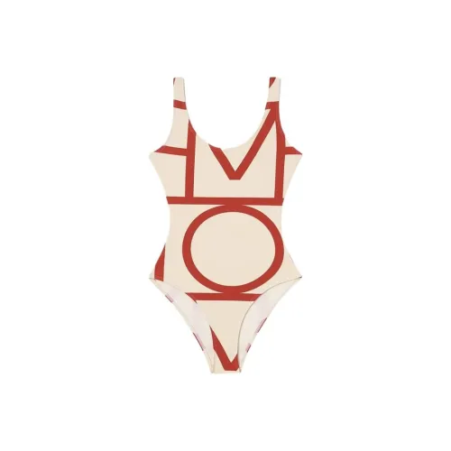 TOTEME One piece Swimsuit Women's Light Yellow/Red