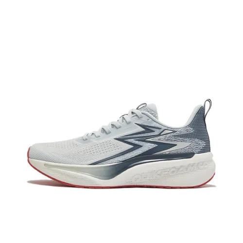 361° Anti Slip Wear Resistant Low Top Casual Running Shoes Men's White Blue