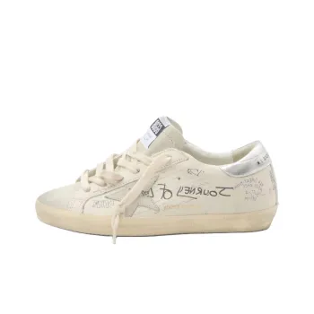 Golden Goose Super Star Low Top Skateboard Shoes Women's White