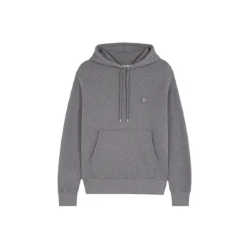 Maison Kitsune Bold Fox Head Patch Drawstring Hoodie