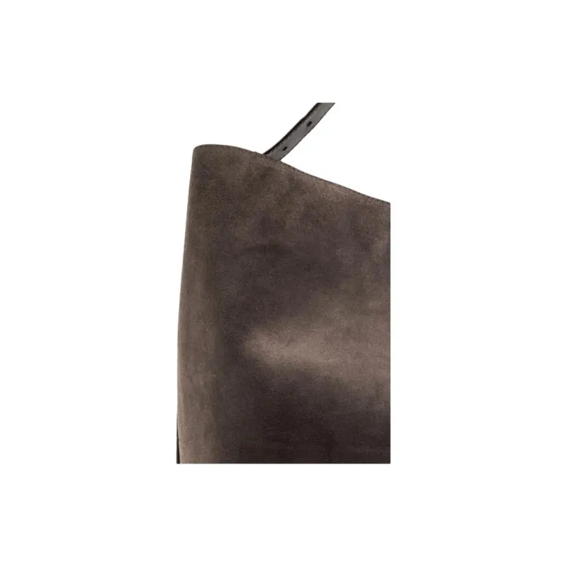 TOTEME Cow Leather Handbag Women's Umber-4