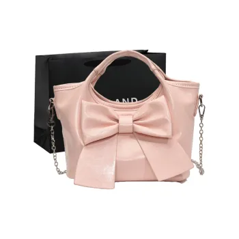 PINK·LAND PU Handbag Women's Silver/Pink/Black/Ecru