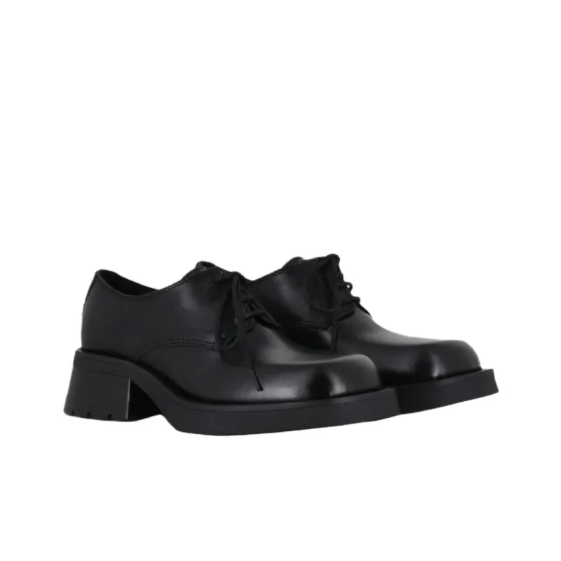 MIISTA Althea Chunky Heel High Heels 5cm Women's Black-2