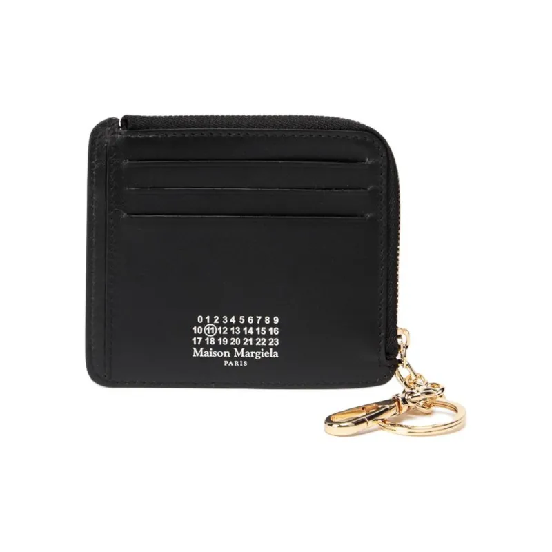 Maison Margiela Cow Leather Wallet Women's Black-3