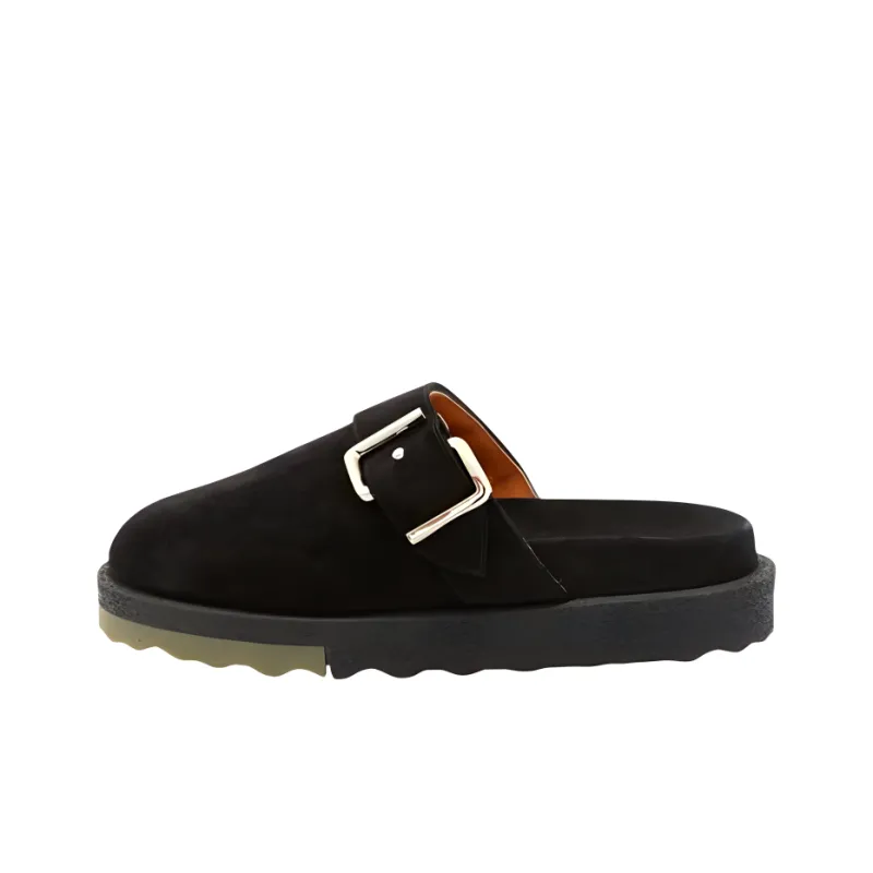 OFF WHITE Closed Toe Slippers Men's Black-0