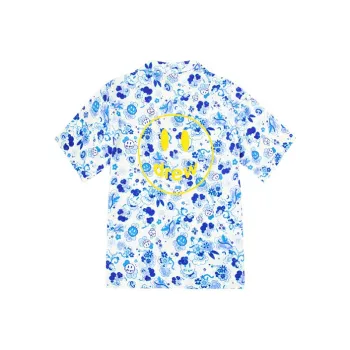 Drew House Smiley Collection Shirts Unisex Danube Blue