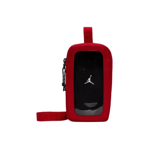 jordan hyper Polyester One Shoulder Cell Phone Pouch Regular Unisex Gym Red & Black & White