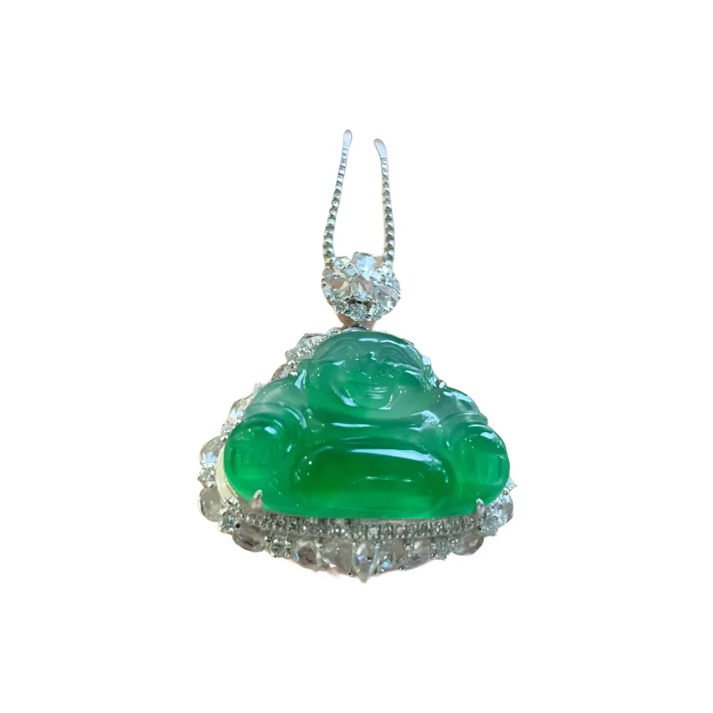 Bracelet Great Demon King Liu Yidao Ice Type Jadeite Pendants Unisex-0