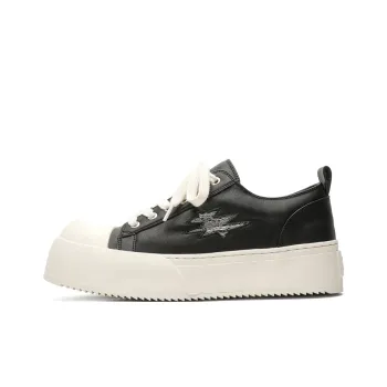 Dounkol Get Cool Height Increasing Low Top Skateboard Shoes Men's Black