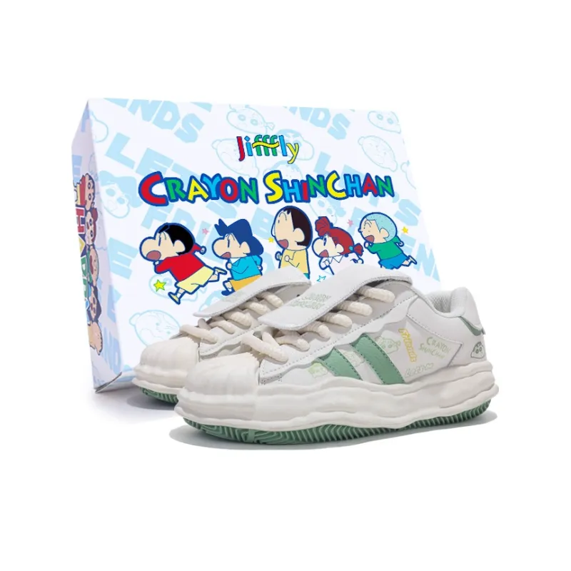 SHINCHAN x Jifffly Coverage Slip Resistant And Abrasion Resistant Low Top Skateboard Shoes Women's-12