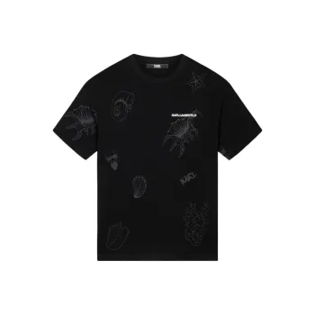 KARL LAGERFELD SS24 T Shirt Men's Black