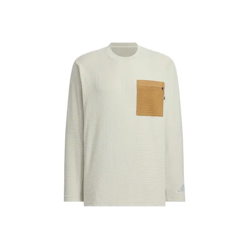 Adidas FW24 M TRANS TEE T Shirt Men's Light Sesame Earth Gray