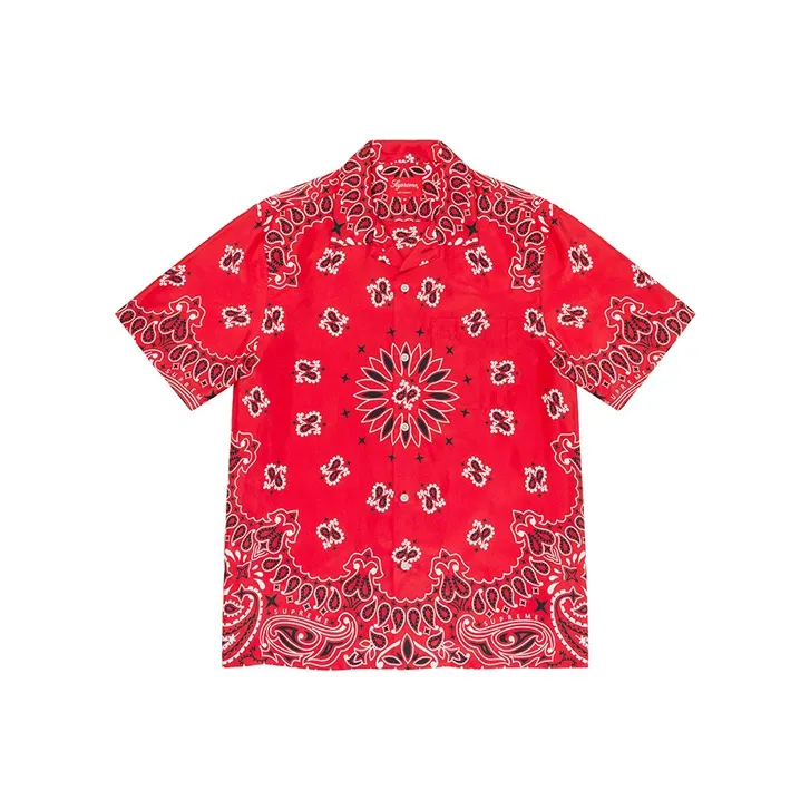 Supreme Bandana Silk S/S Shirt-0