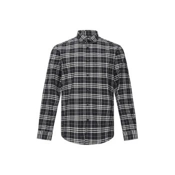Burberry Shirts Men Dark Regency Blue