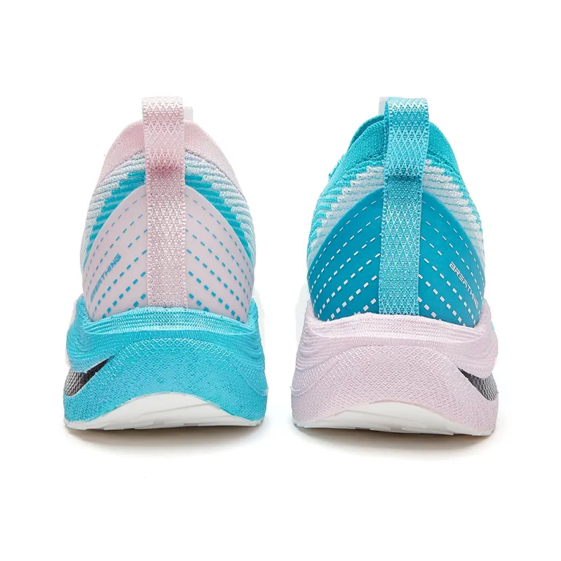 VOIT Running Shoes Unisex Low Top Left Pink Blue-5