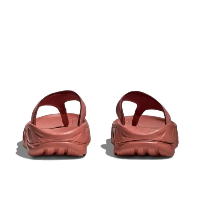 HOKA ONE ONE Ora Recovery Flip EVA Quick Dry Flip Flops Women's Coral-4