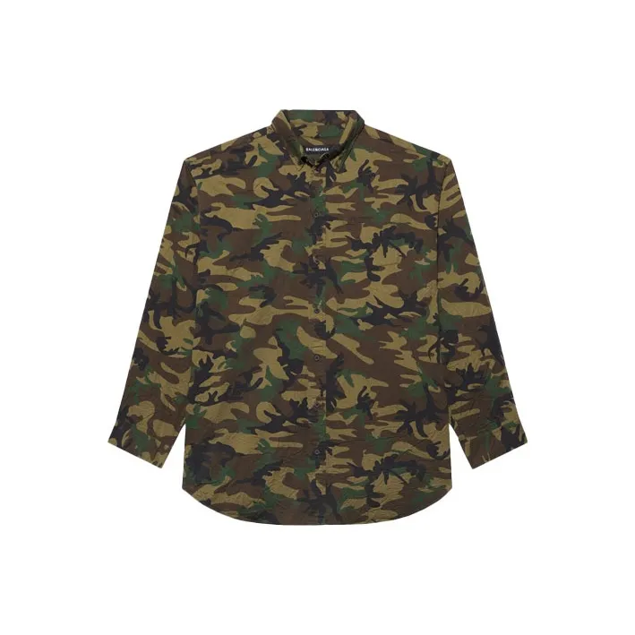 Balenciaga SS21 Shirt Men's Green-0