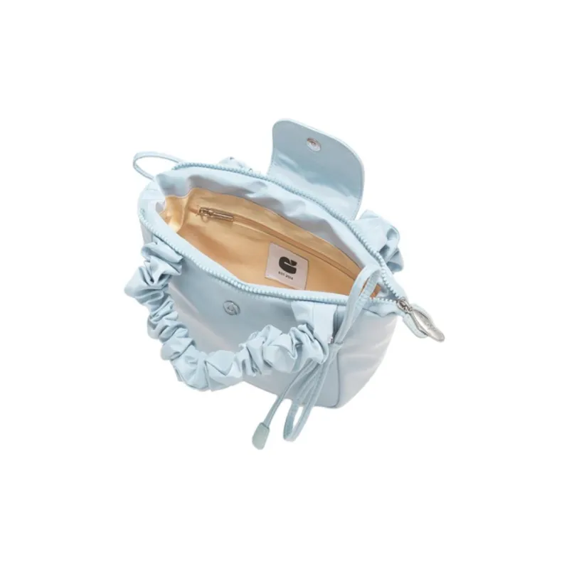 CARLYN Nylon One Shoulder Handbag Mini Women's Black/White/Pink/Blue-28