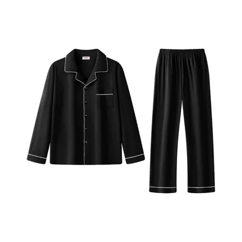 H YXIANG Pajama Set Women's Black