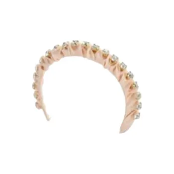 LELET NY Mulberry Silk Headbands Women's Pink