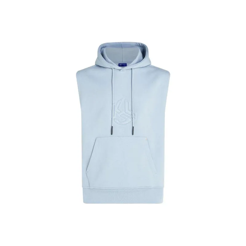 KARL LAGERFELD / Karl Lagerfeld Jeans Monogram embroidered Sleeveless Hoodie-0