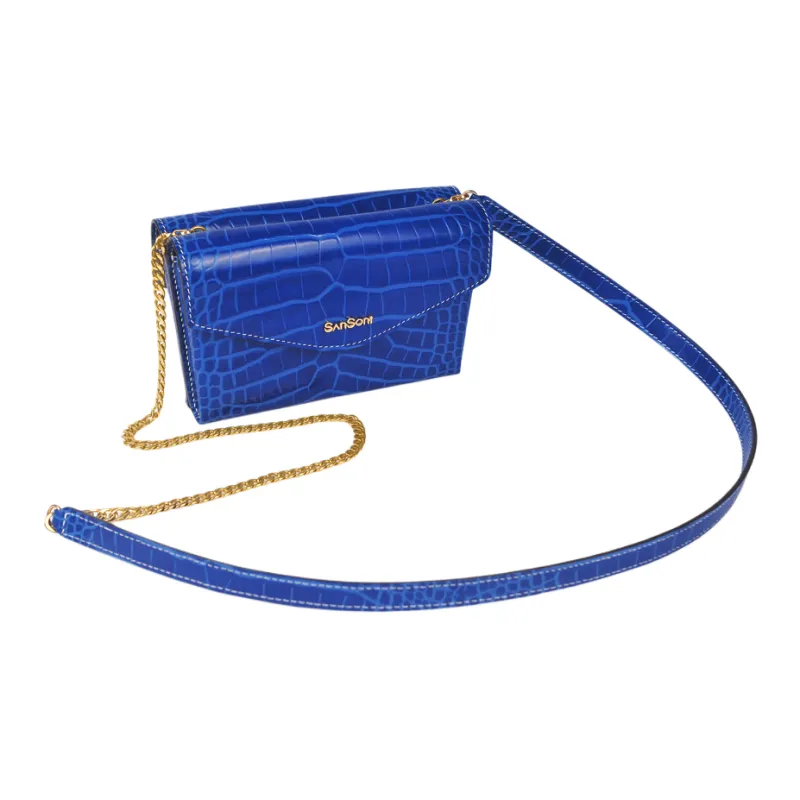 SANSONT Cow Leather Shoulder Bag Regular Women's Multicolor-10