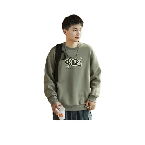Tonlion Sweatshirt Men's Ash Green Tea